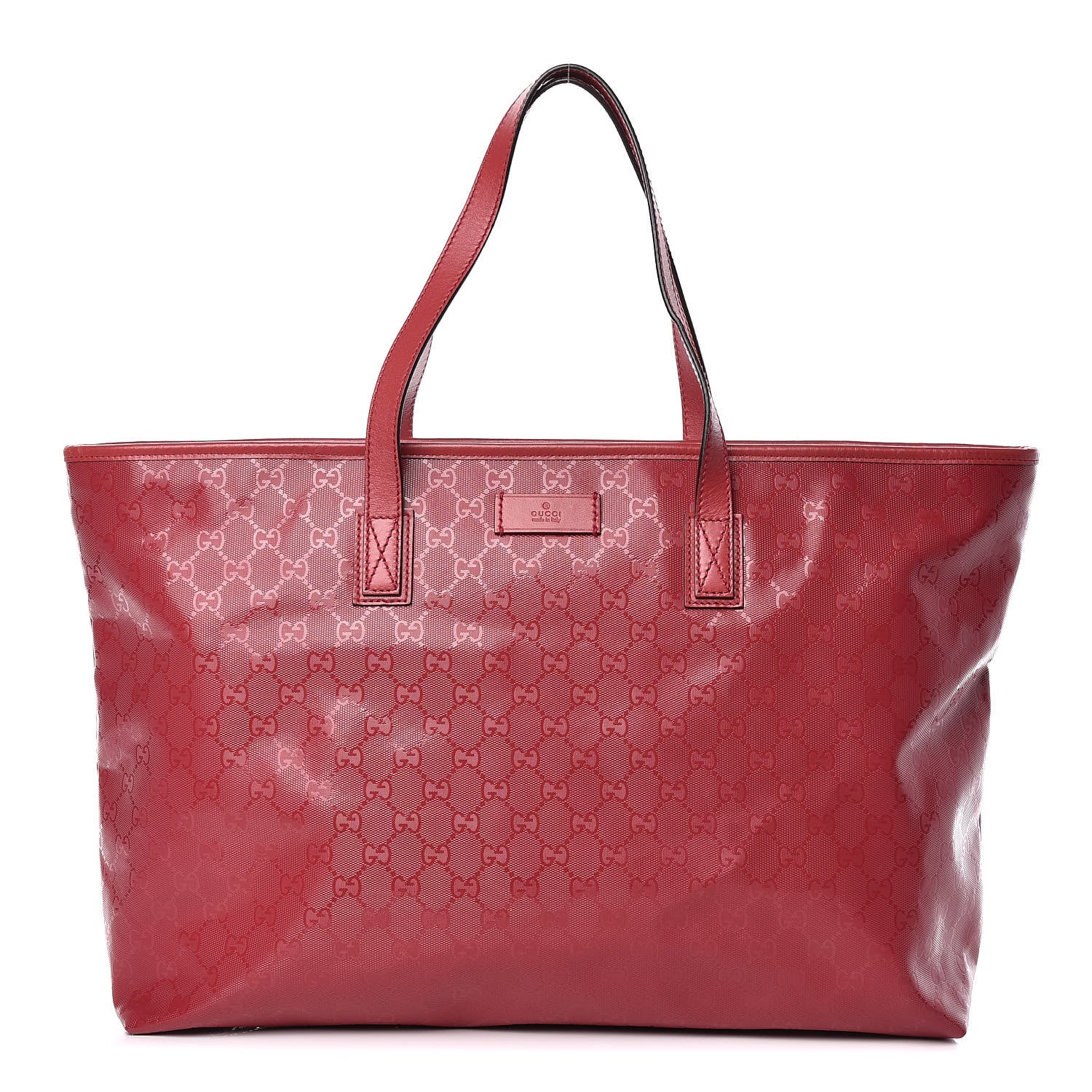 Gucci Imprime Monogram Large Zippered Shopping Tote Rose Blush 1 of 10