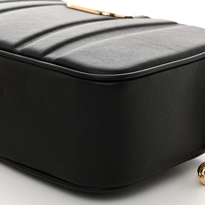 Salvatore Ferragamo Calfskin Quilted Medium Gancini Camera Case Black 10 of 10