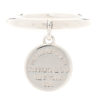 Tiffany Sterling Silver Return to Tiffany Round Charm Ring 50 5.5 1 of 5