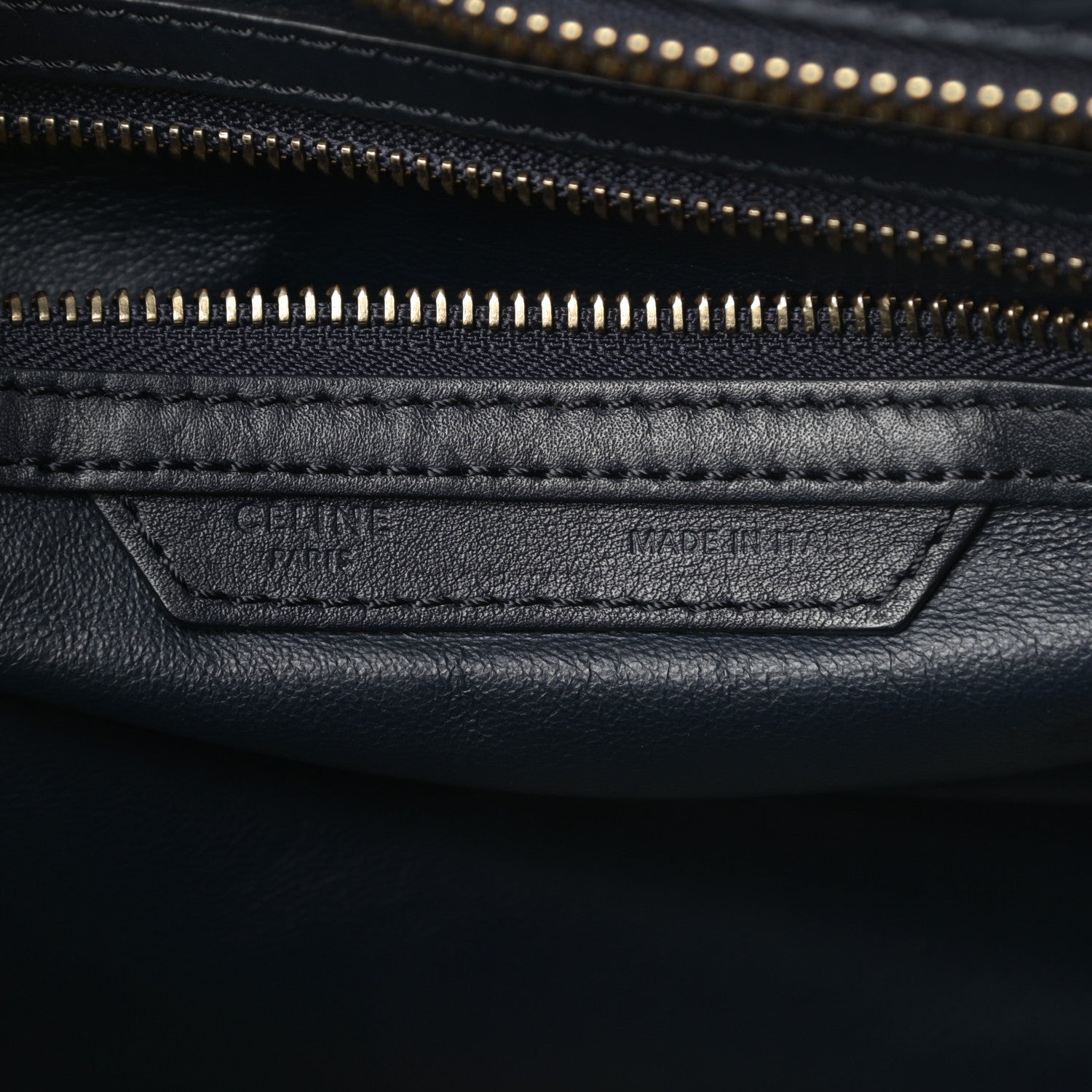 Celine Smooth Calfskin Mini Luggage Navy Blue 6 of 20
