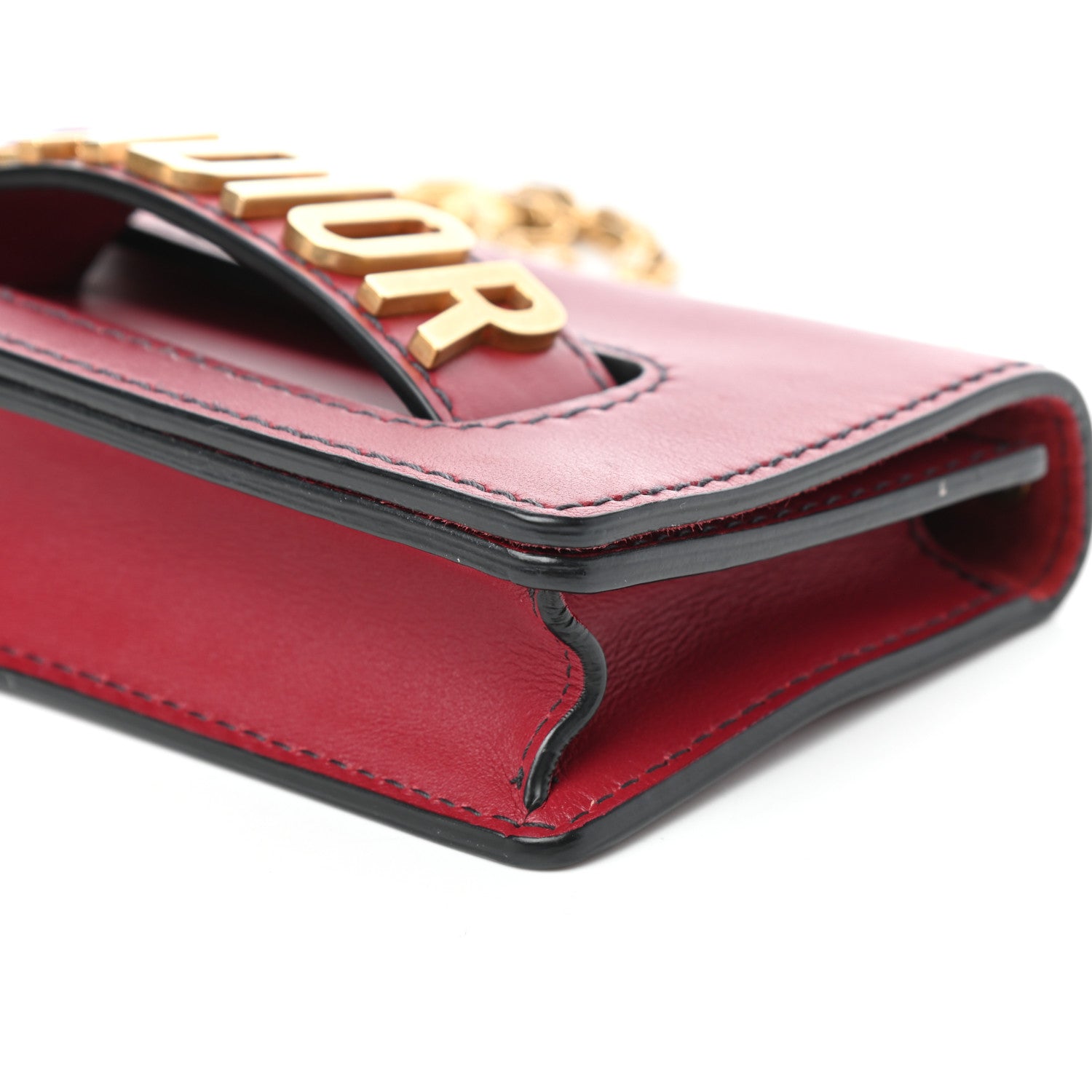 Christian Dior Calfskin Mini J'Adior Chain Flap Bag Red 8 of 8