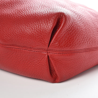 Gucci Pebbled Calfskin Large Soho Hobo Red 13 of 13