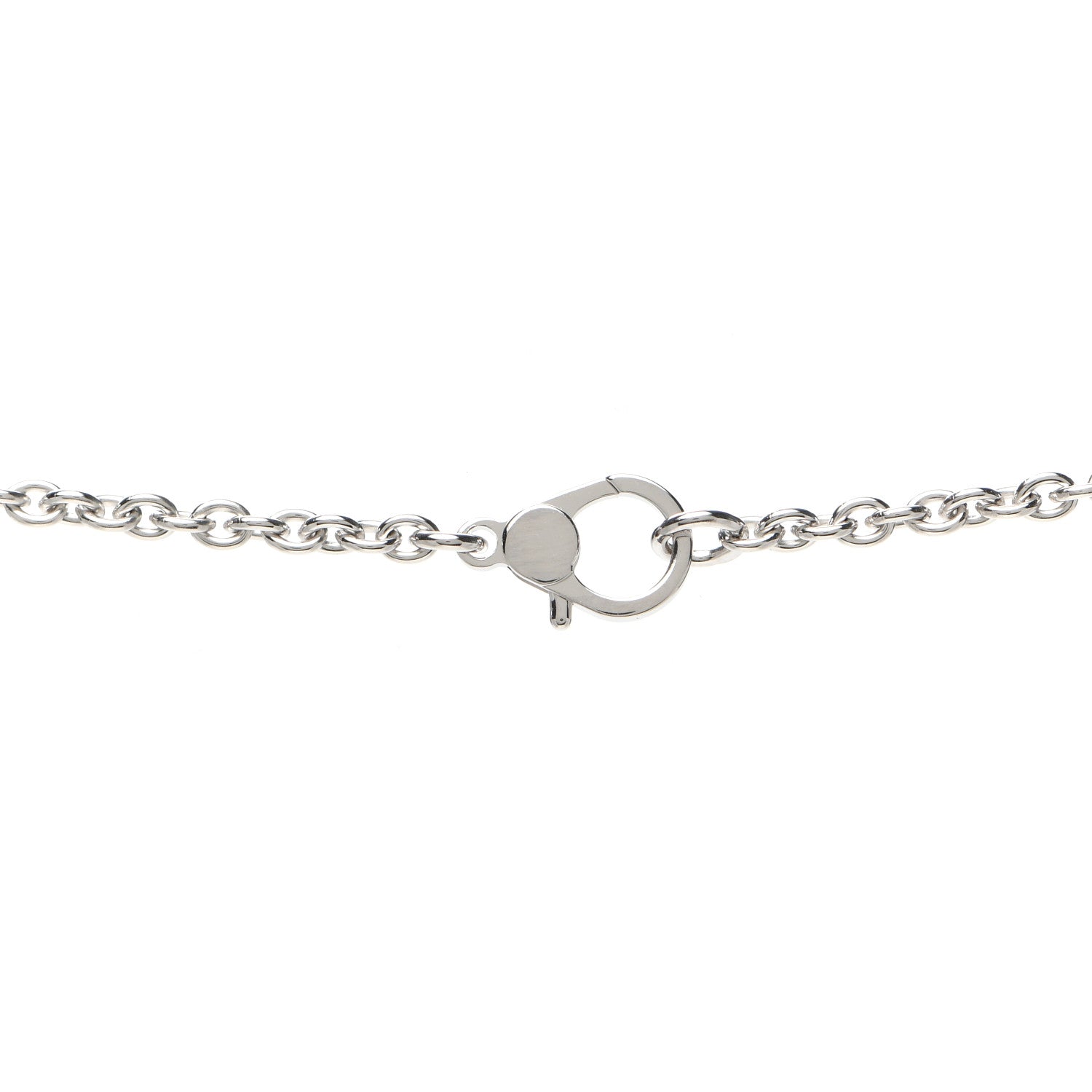 Hermes 18K White Gold Diamond Finesse Lariat Necklace 5 of 6