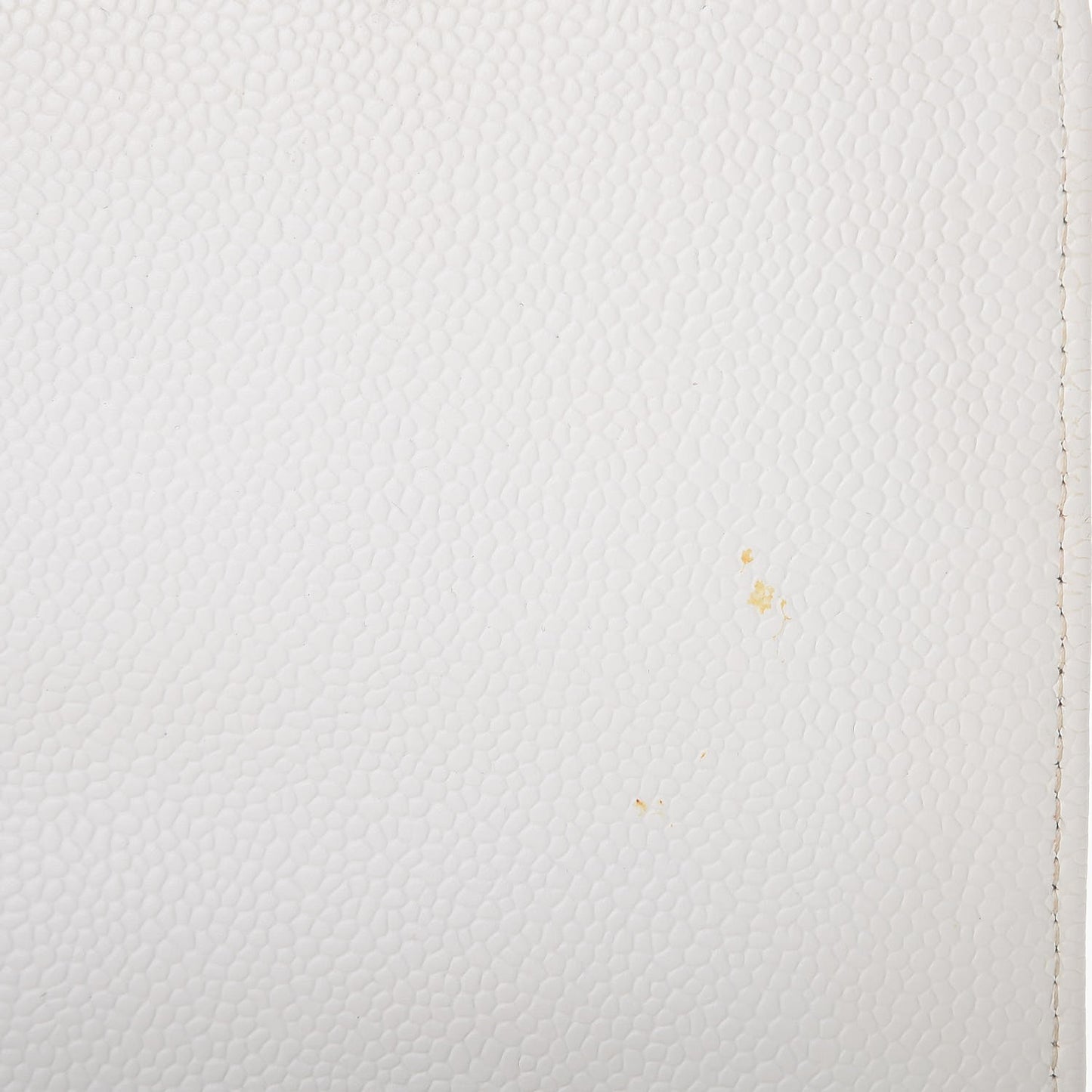 Caviar Quilted Jumbo Single Flap White