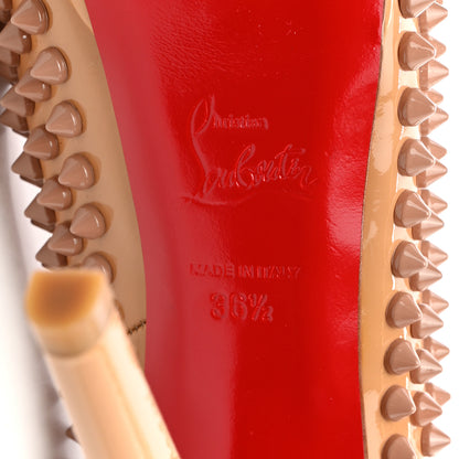 Christian Louboutin Patent Alti Spikes 140 Pumps 36.5 Nude 6 of 12
