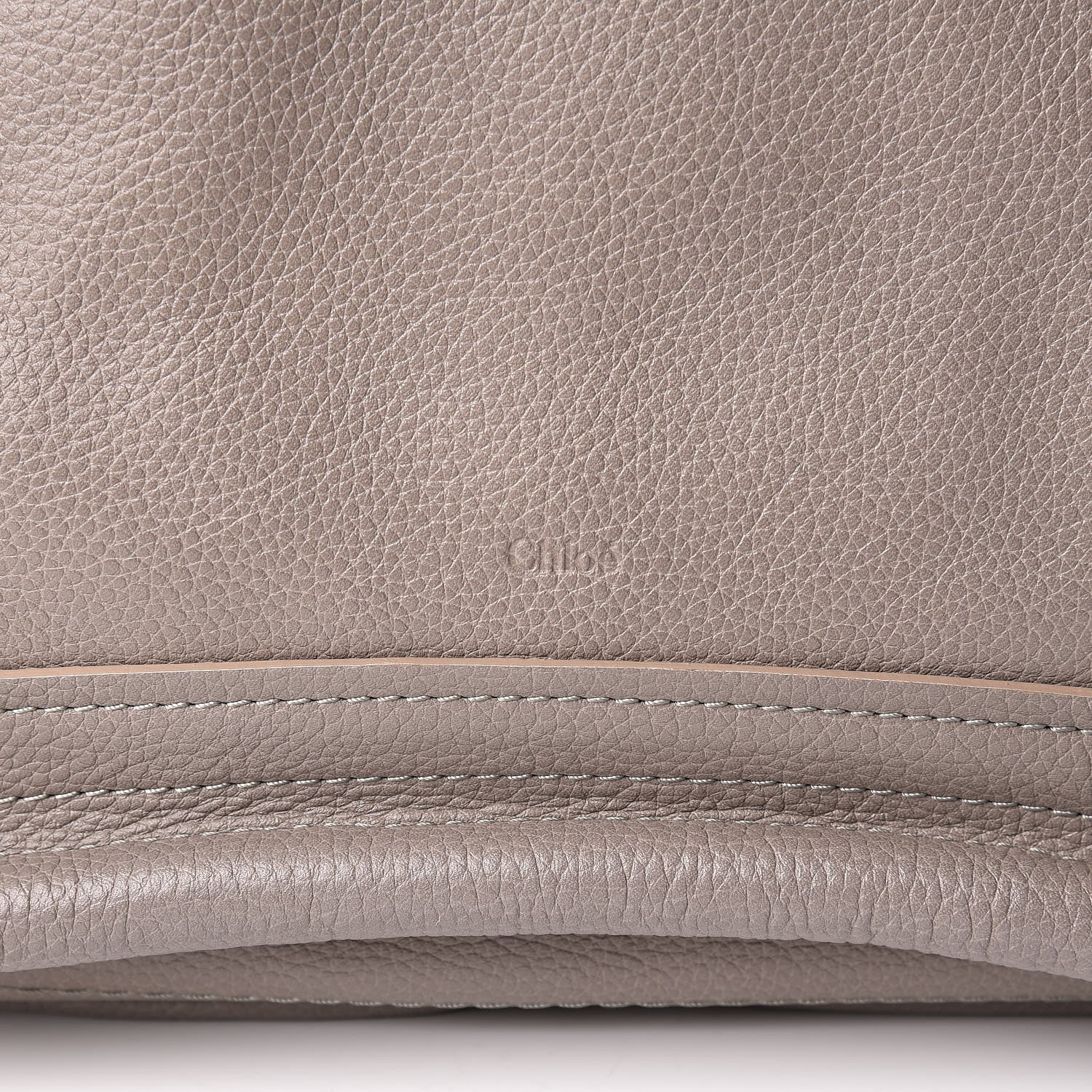 Chloe Calfskin Medium Paraty Cashmere Grey 8 of 12
