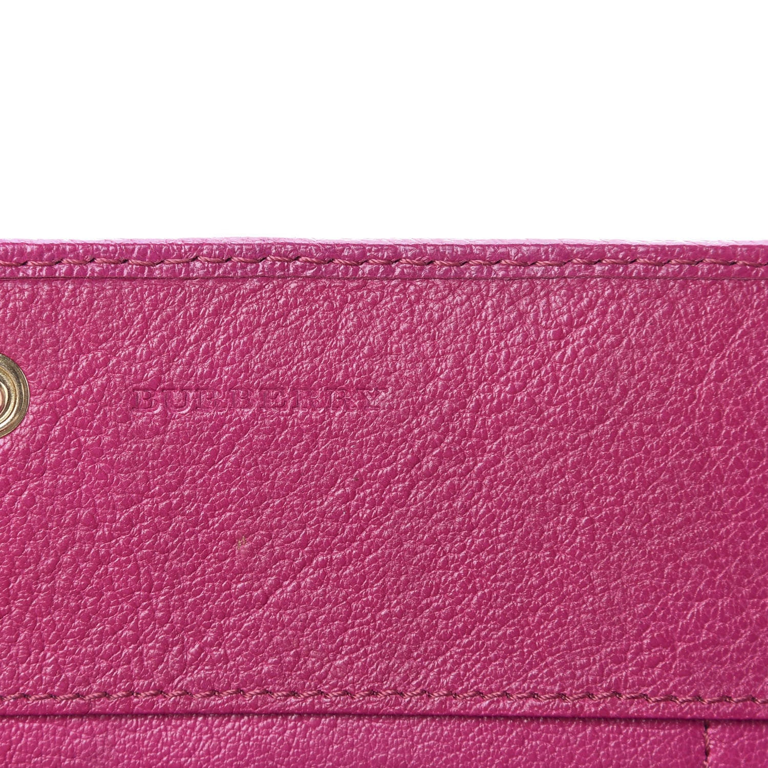 Burberry Haymarket Check Continental Wallet Rhubarb Pink 6 of 10