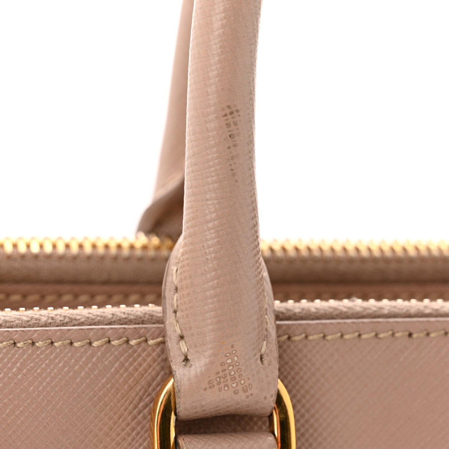 Saffiano Small Galleria Double Zip Tote Cammeo