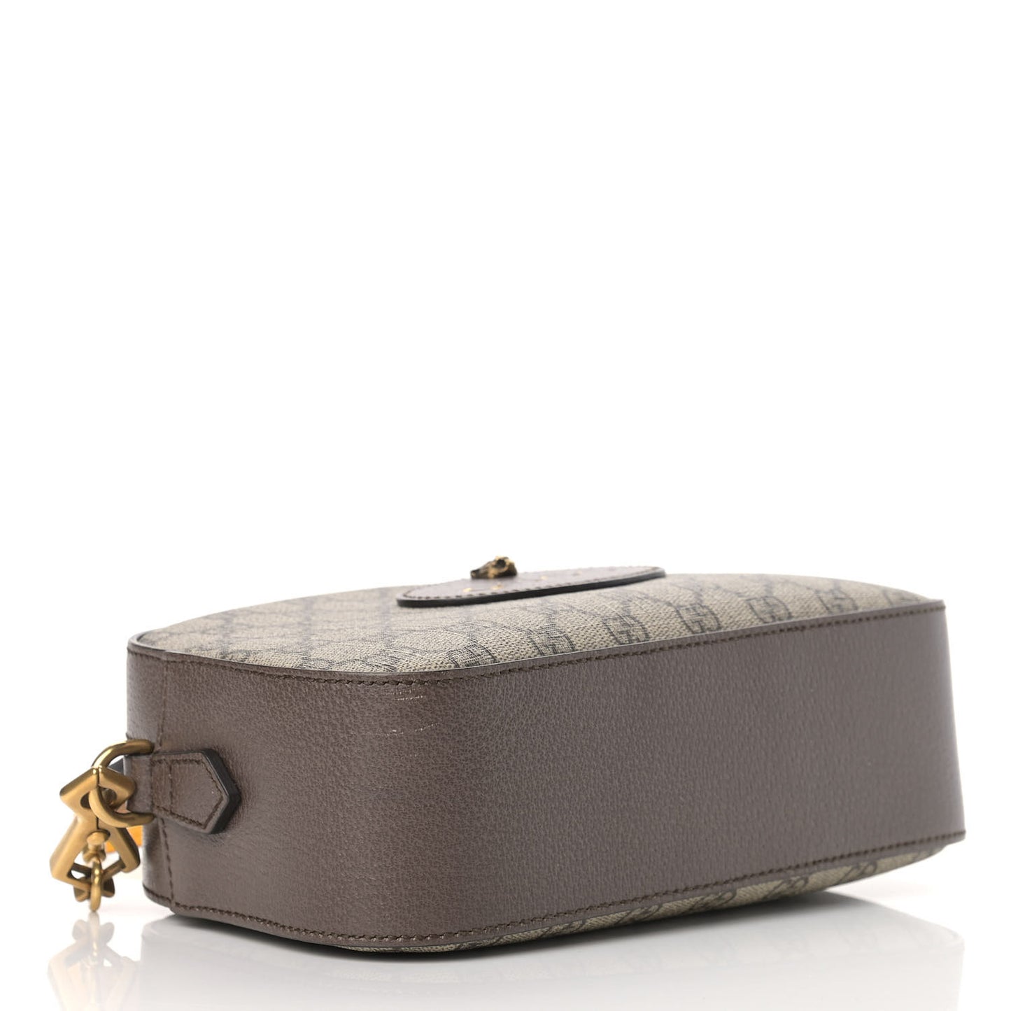 GG Supreme Monogram Web Neo Vintage Shoulder Bag Beige New Acero Crop