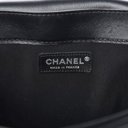 Chanel Calfskin Enchained Medium Boy Flap Black 6 of 8