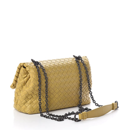 Bottega Veneta Nappa Intrecciato Baby Olimpia Shoulder Bag Moutarde 3 of 9