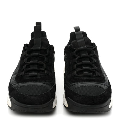 Chanel Velvet Calfskin Mixed Fibers CC Sneakers 40 Black 2 of 11