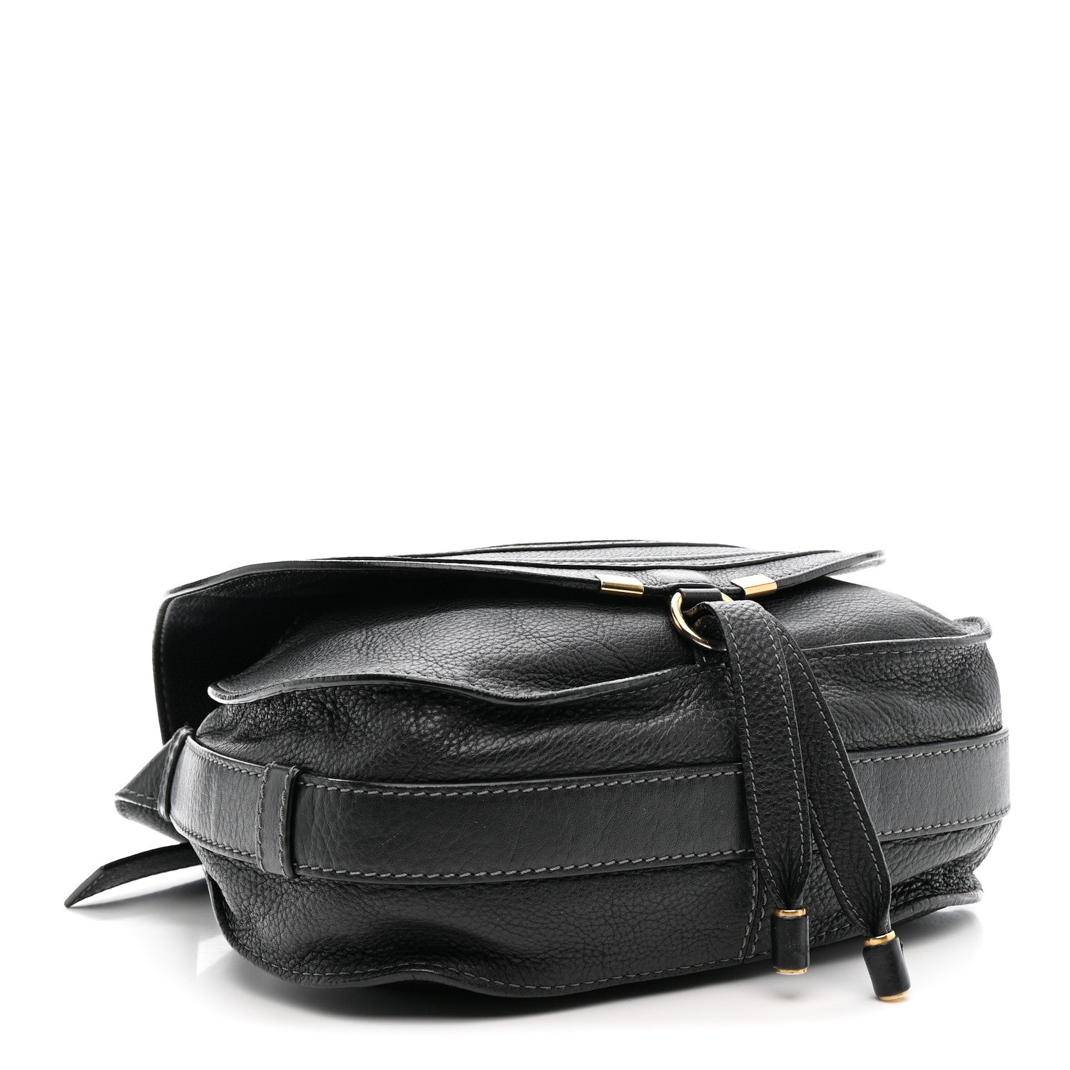 Chloe Calfskin Medium Marcie Round Crossbody Bag Black 4 of 16