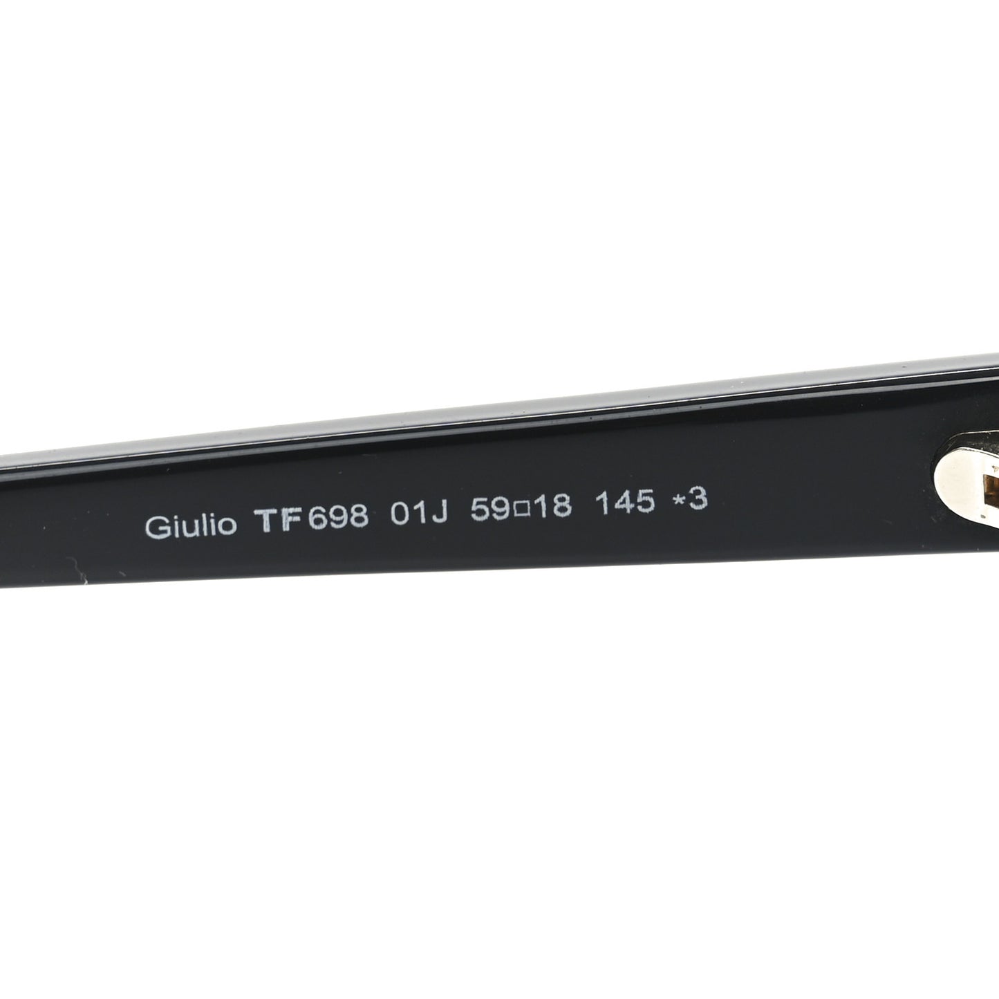 Giulio Square Sunglasses TF698 Black