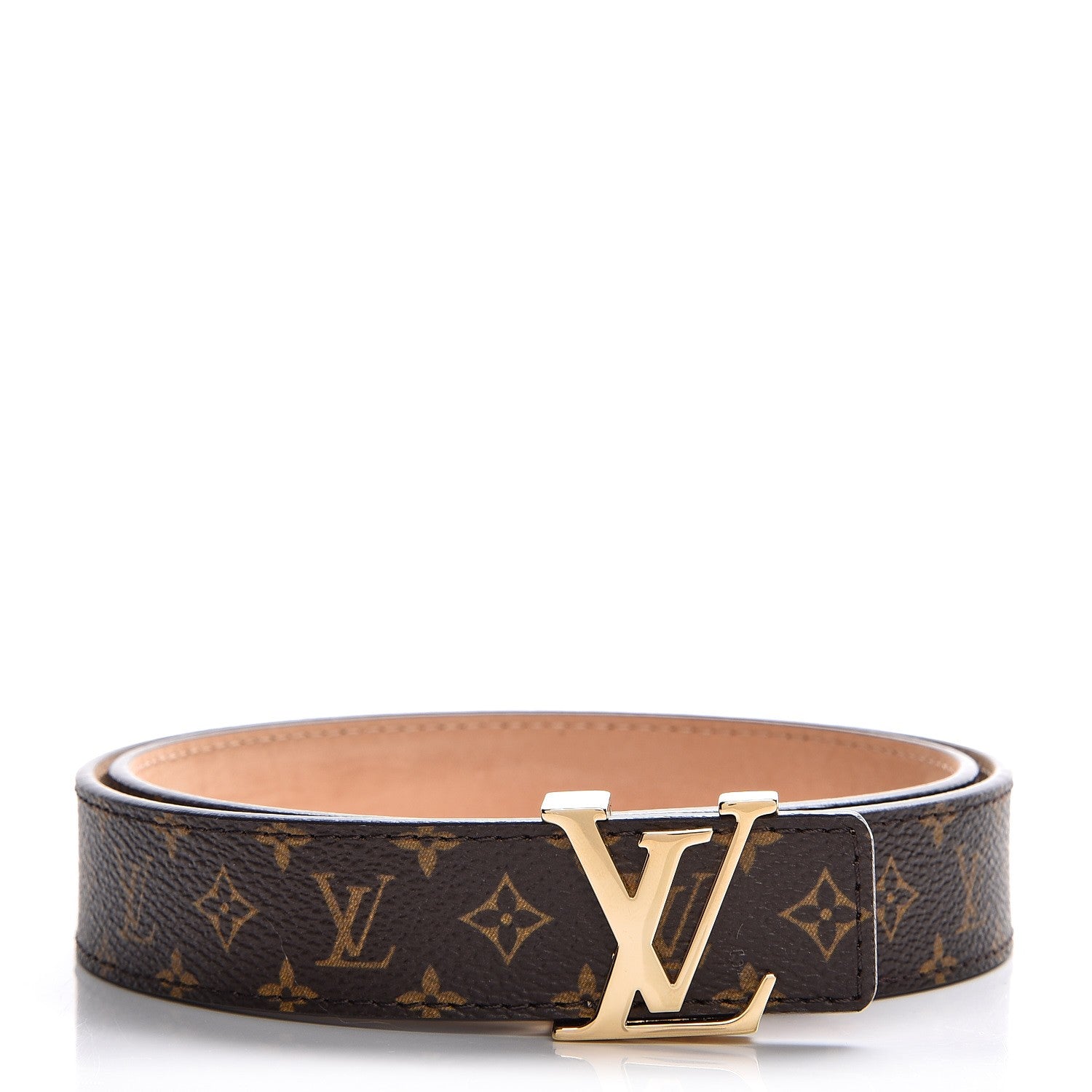 Louis Vuitton Monogram 25mm LV Initiales Belt 75 30 1 of 5