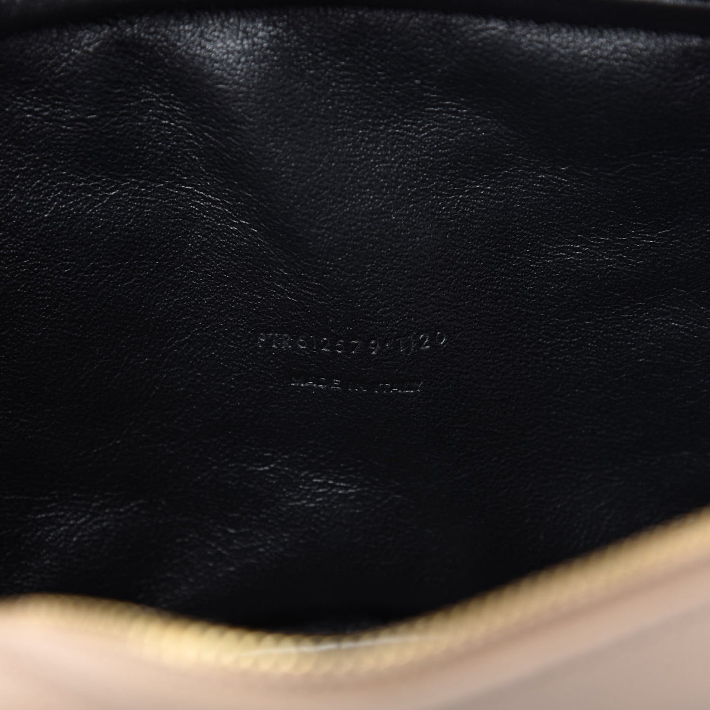 Grain De Poudre Matelasse Monogram Mini Lou Camera Bag Dark Beige