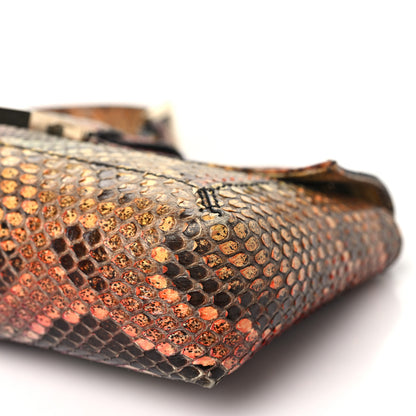 Fendi Snakeskin Maxi Baguette Bag Multicolor 10 of 10
