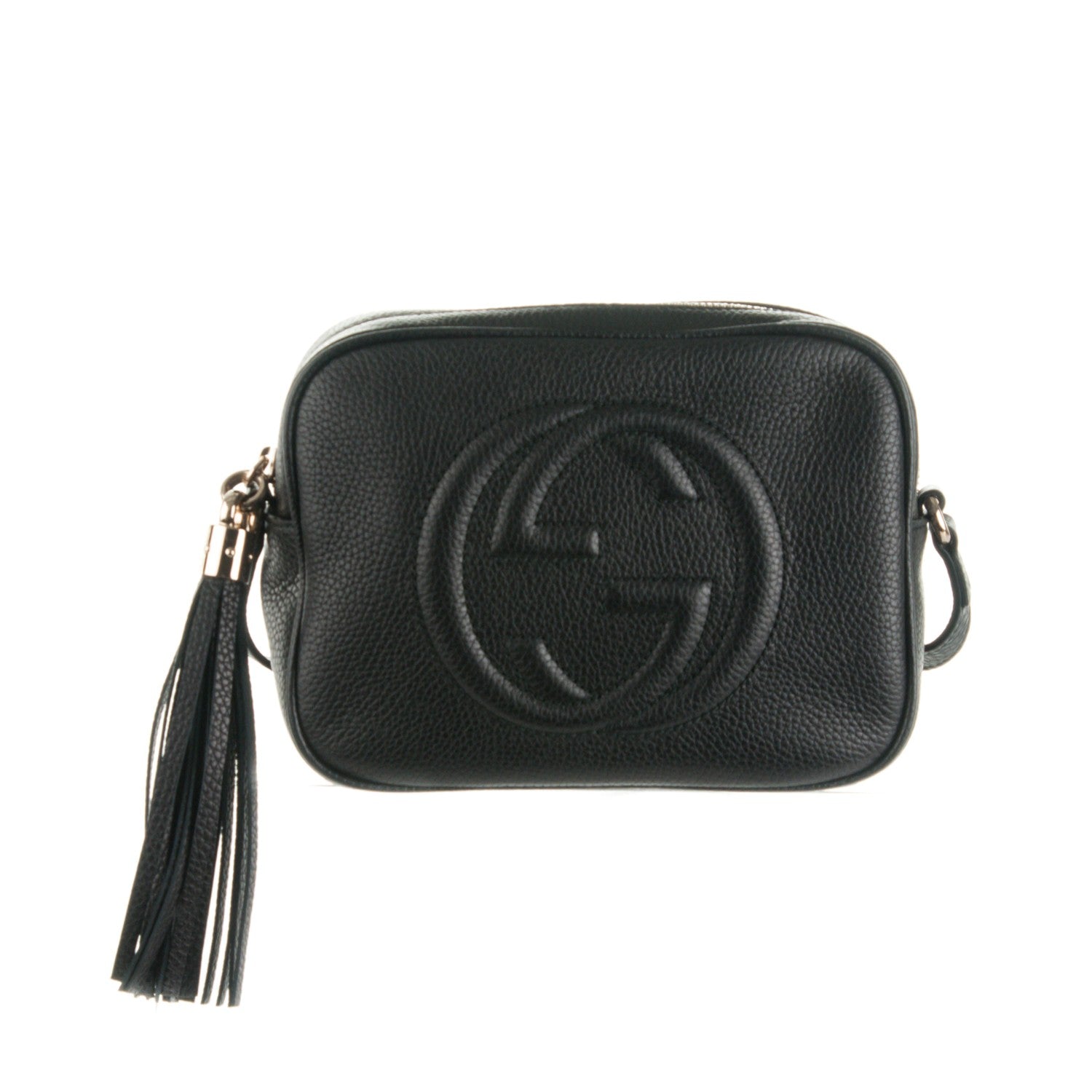 Gucci Pebbled Calfskin Small Soho Disco Bag Black 1 of 7
