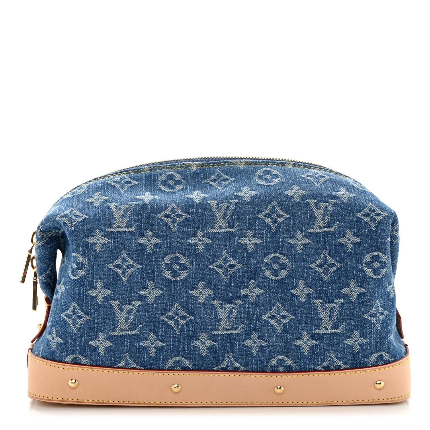 Louis Vuitton Monogram Denim Pochette Cosmetique GM Denim Blue 1 of 9