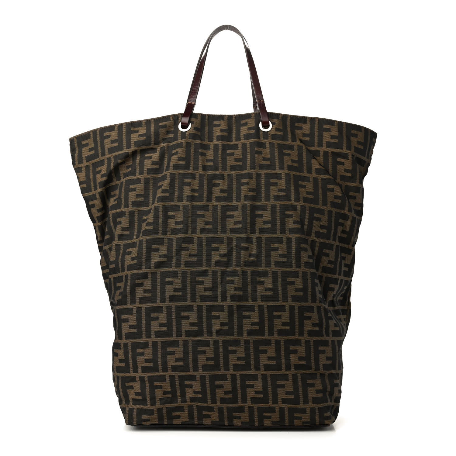 Fendi Zucca Shopping Tote Tobacco 1 of 8