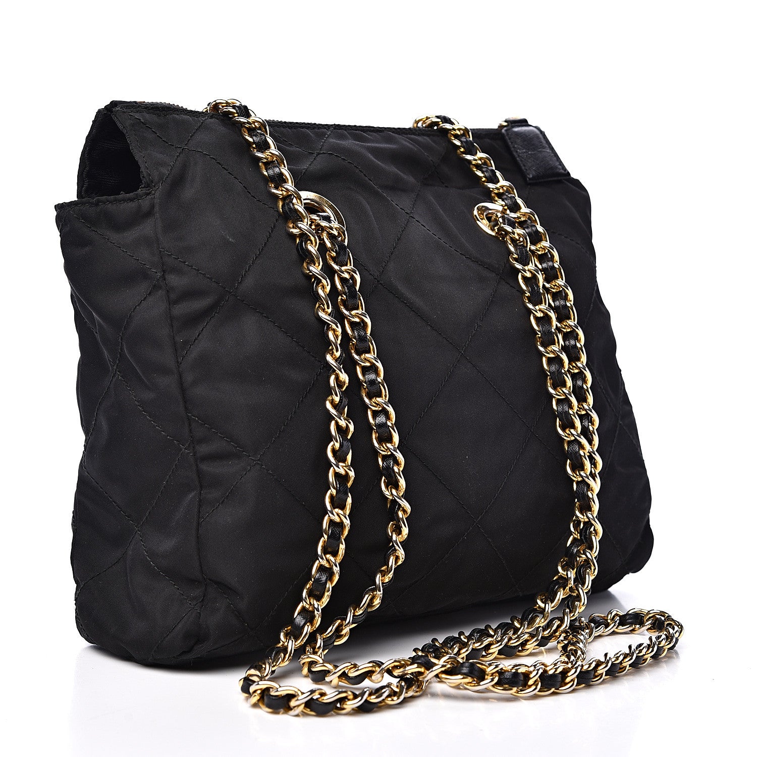 Prada Tessuto Nylon Quilted Impunturado Bag Black 2 of 13