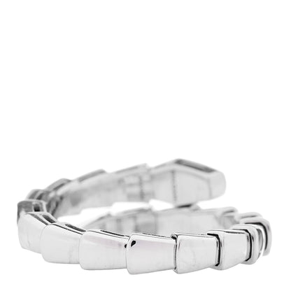 Bulgari 18K White Gold Serpenti Viper Ring L 3 of 5