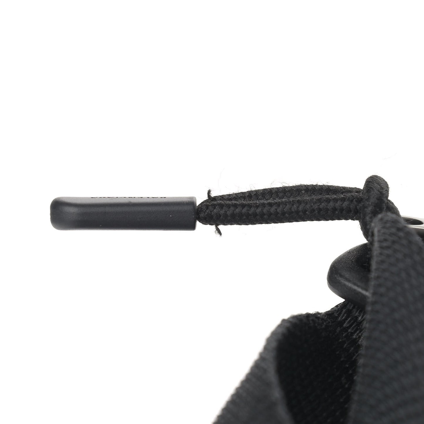Recycled Nylon Small Sport Messenger Bag Black White