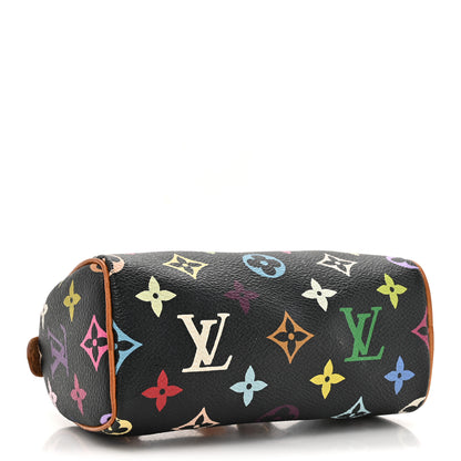 Louis Vuitton Monogram Multicolor Mini Sac HL Speedy Black 4 of 15