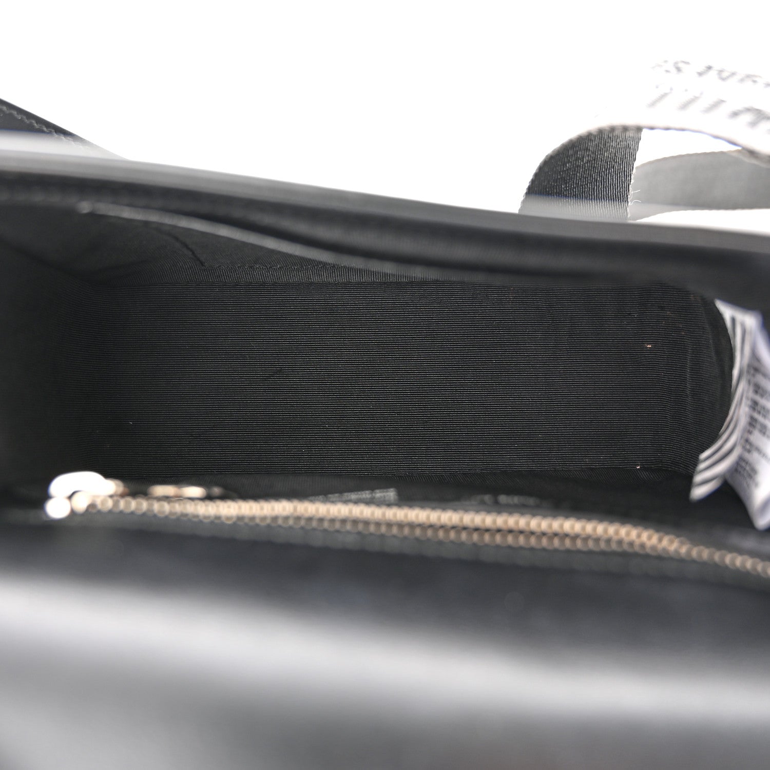 Off-White Calfskin Padded Diag Binder Flap Bag Black 5 of 11
