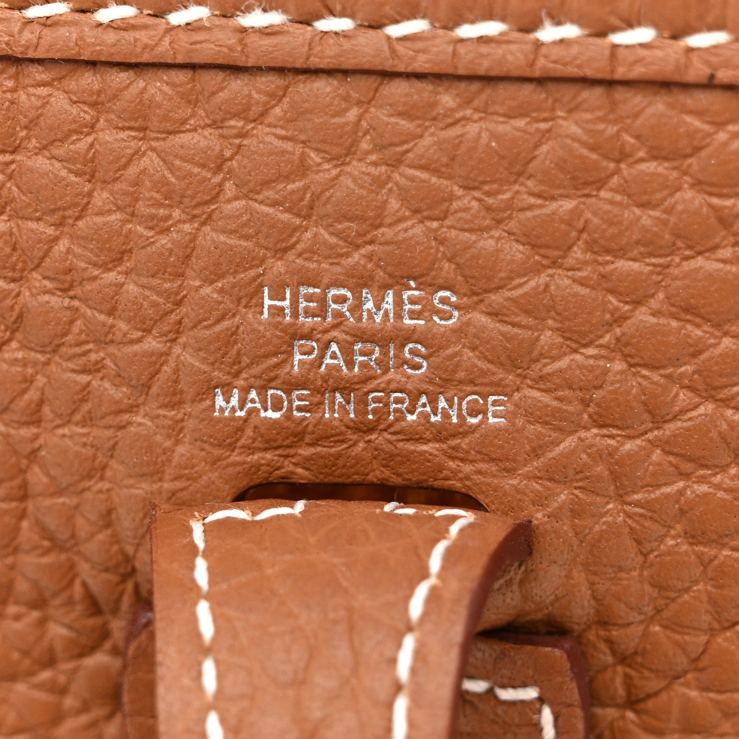 Hermes Taurillon Clemence Evelyne TPM Gold 6 of 12