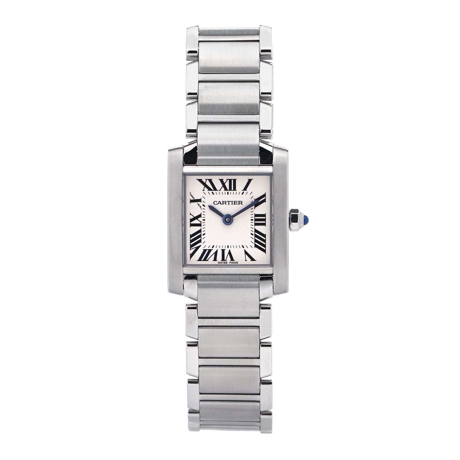 Cartier Stainless Steel 20mm Tank Francaise Quartz Watch 1 of 5