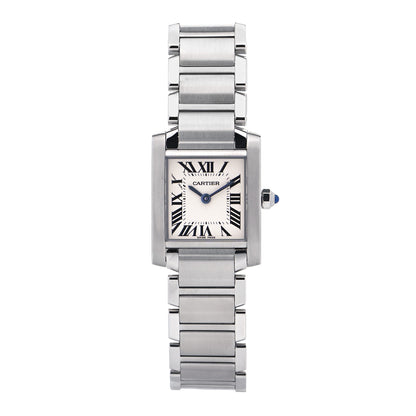 Cartier Stainless Steel 20mm Tank Francaise Quartz Watch 1 of 5