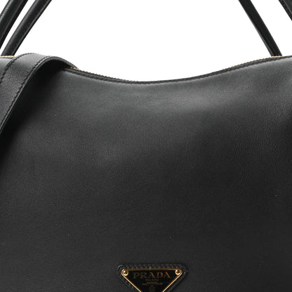 Prada Soft Calfskin Darling Shoulder Bag Black 8 of 10