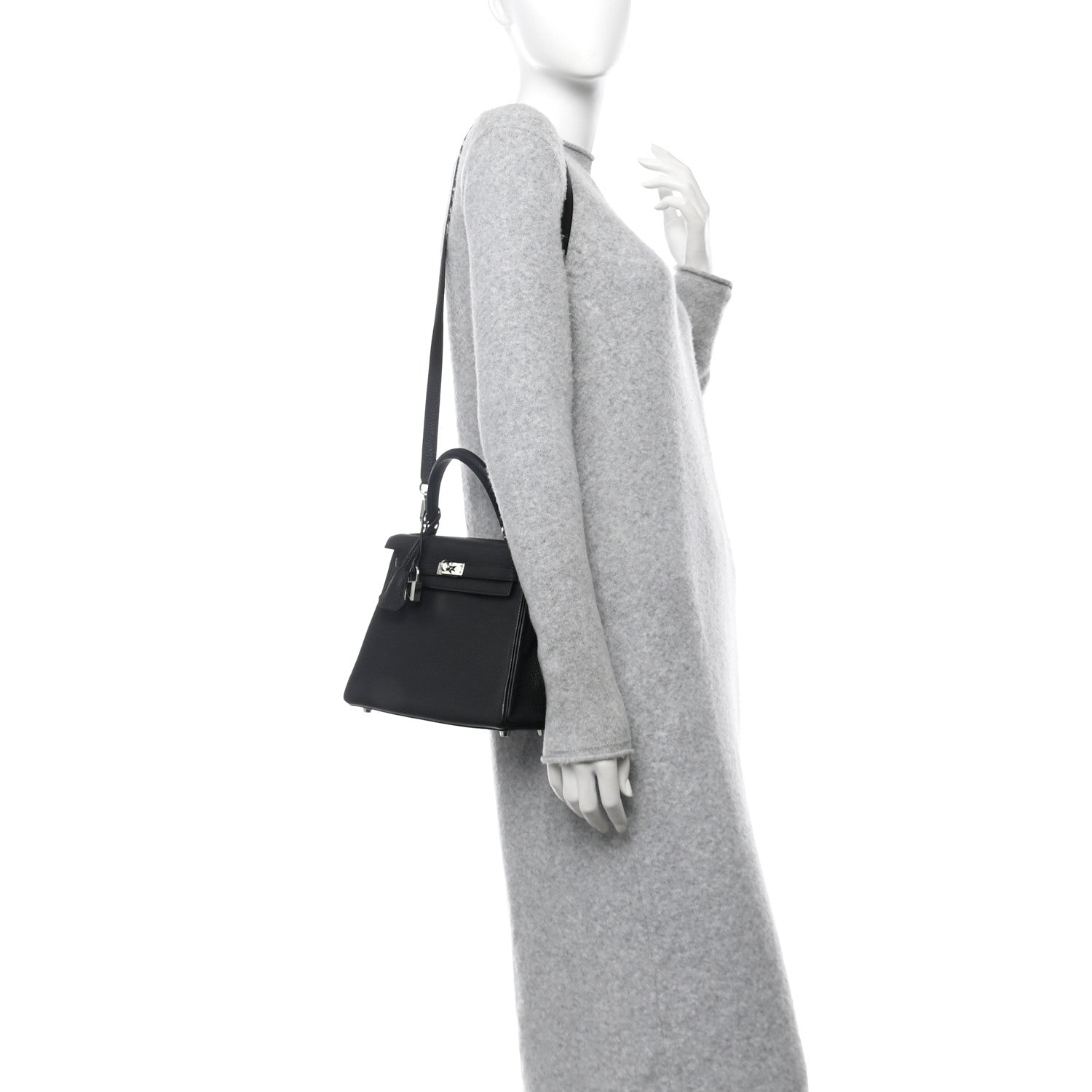 Hermes Togo Kelly Retourne 25 Black 2 of 11