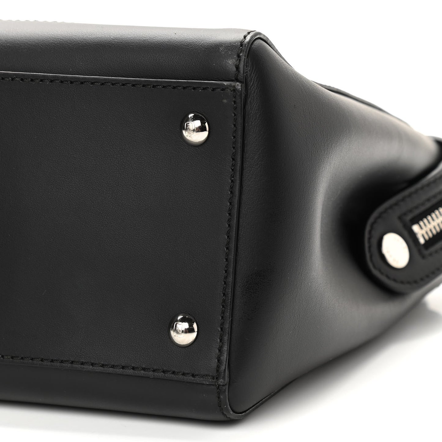 Vitello Baltico Dolce DotCom Satchel Black Blue Royal