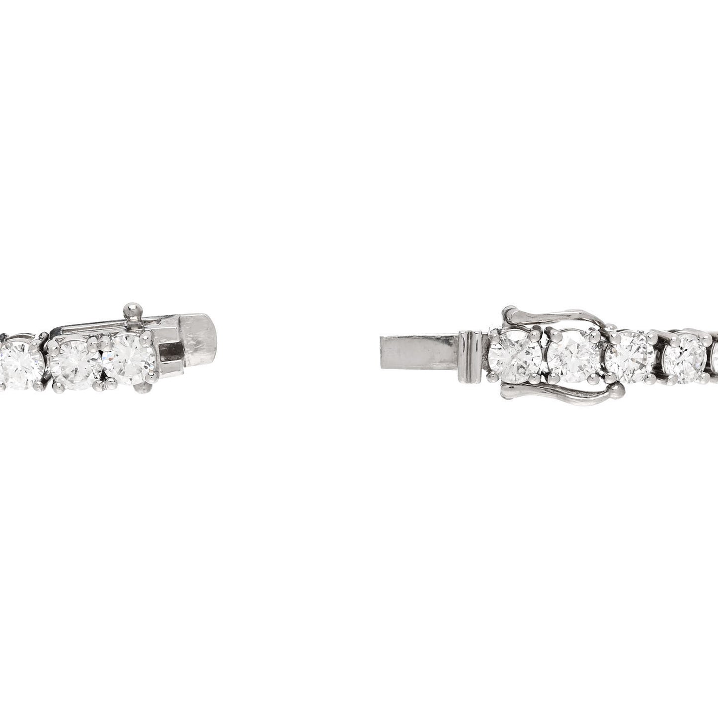 Platinum Diamond 12.09ct Tennis Bracelet