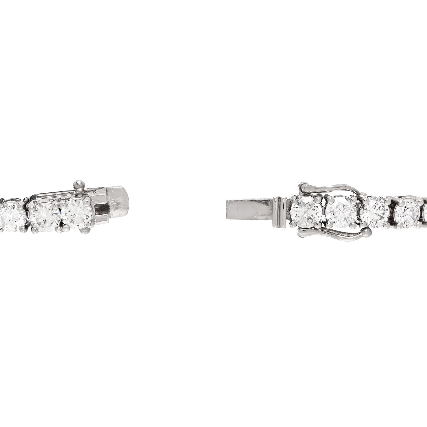 Parker & West by FASHIONPHILE Platinum Diamond 12.09ct Tennis Bracelet 4 of 6