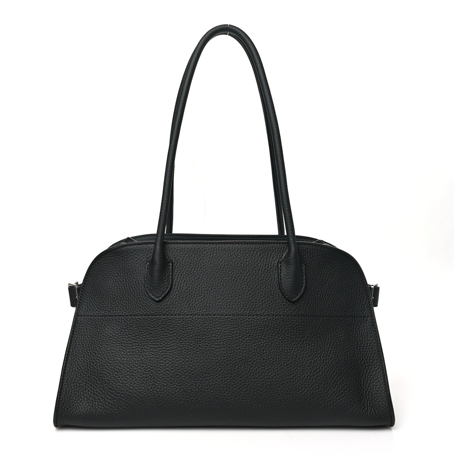 Grained Calfskin Margaux Shoulder 12 Black