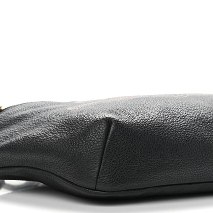 Gucci Grained Calfskin Logo Belt Bag Black 9 of 10
