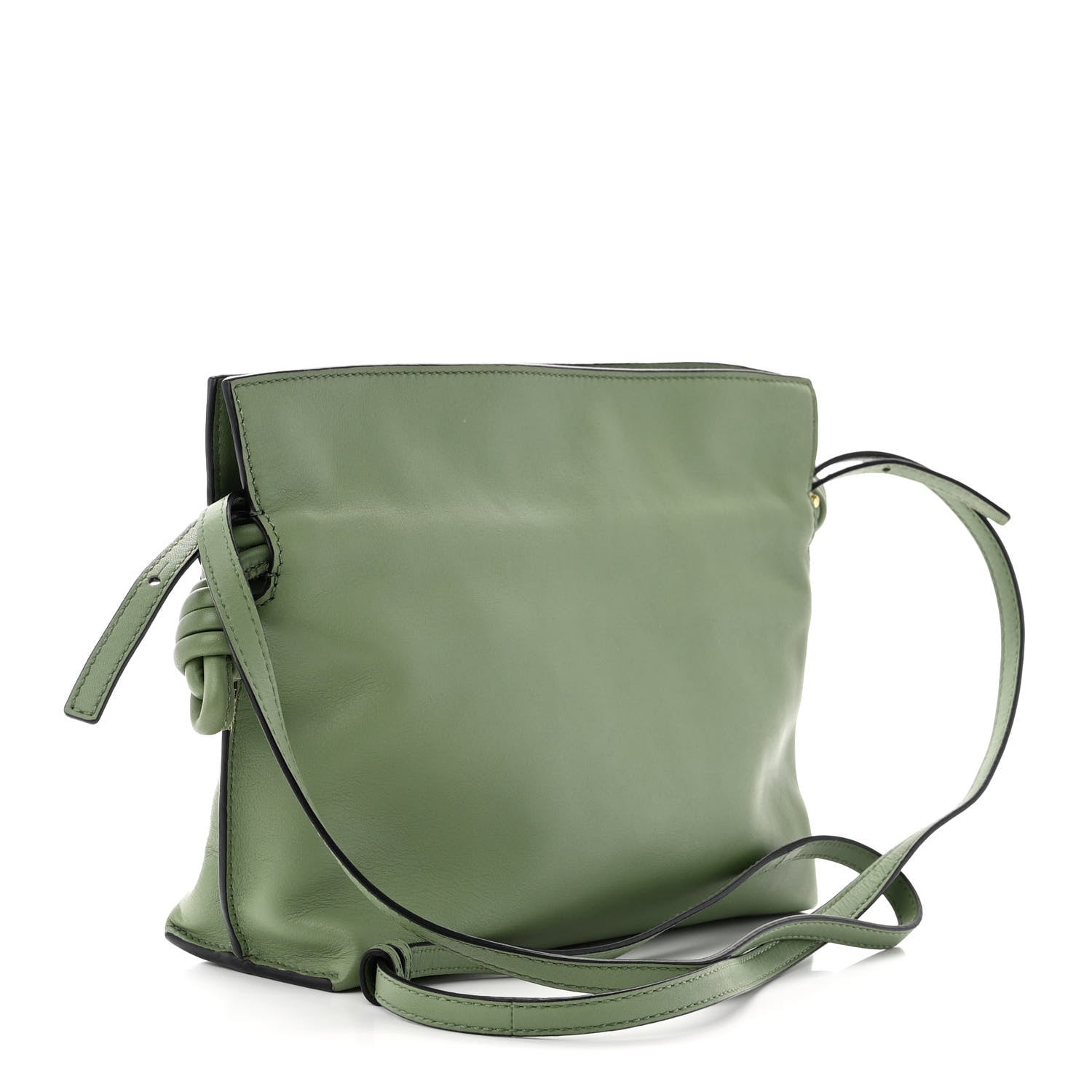 Loewe Calfskin Mini Flamenco Knot Bag Avocado 3 of 10