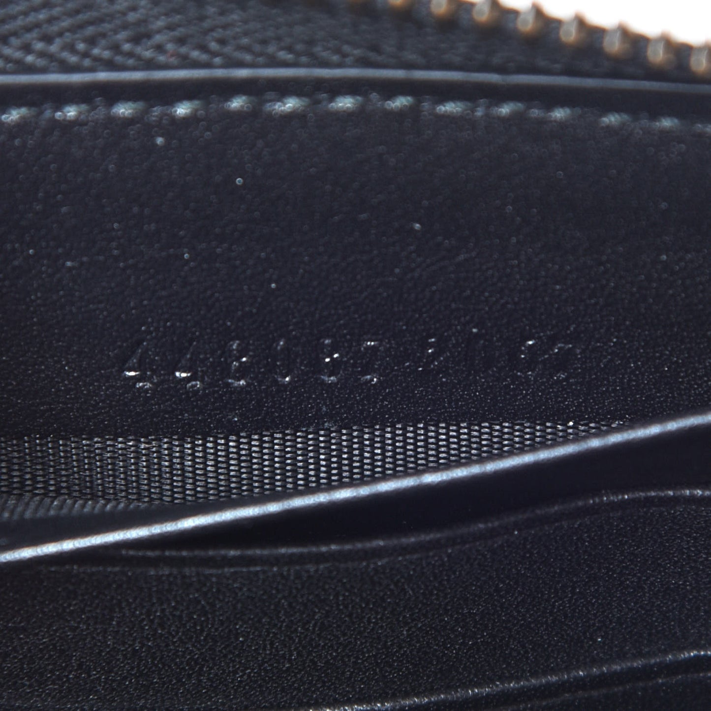 Calfskin Matelasse GucciGhost GG Marmont Zip Around Wallet Black New Acquamarine