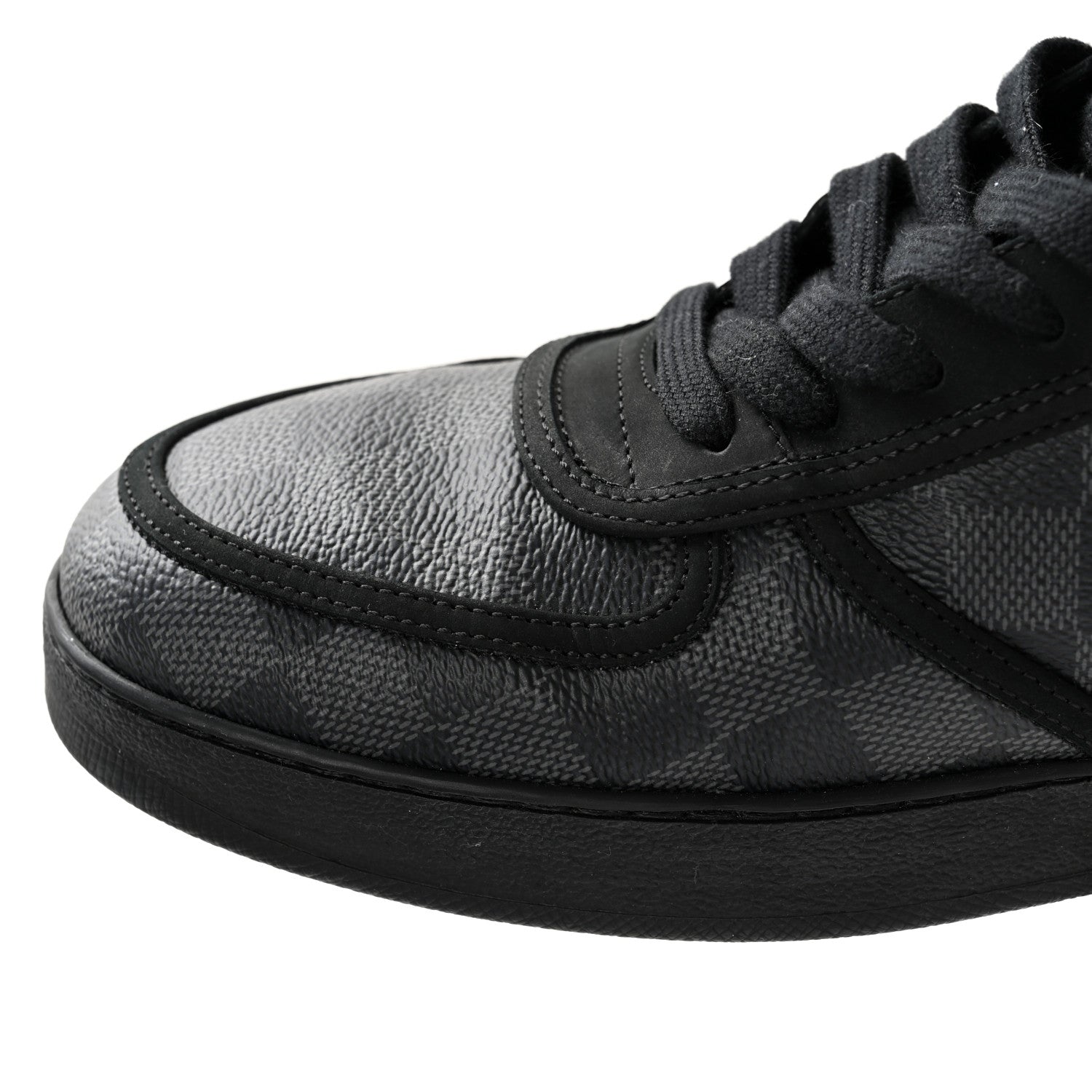 Louis Vuitton Damier Graphite Rivoli High Top Sneakers 10 10 of 11