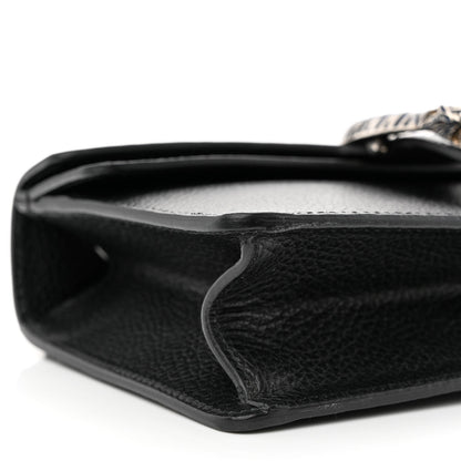 Gucci Dollar Calfskin Enamel Small Dionysus Shoulder Bag Black Electric Blue 9 of 10