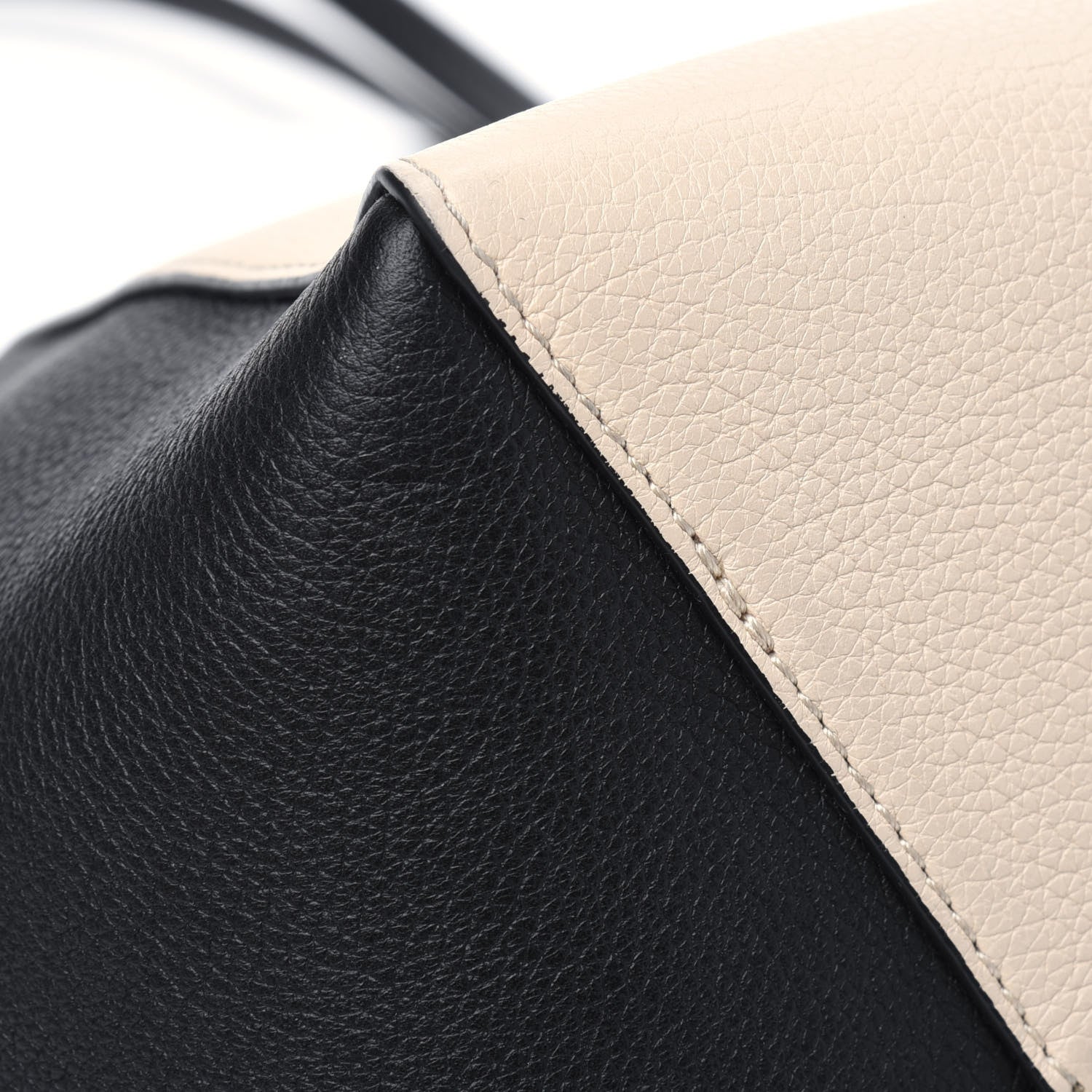 Louis Vuitton Calfskin Lockme Cabas Vanille Black 16 of 23