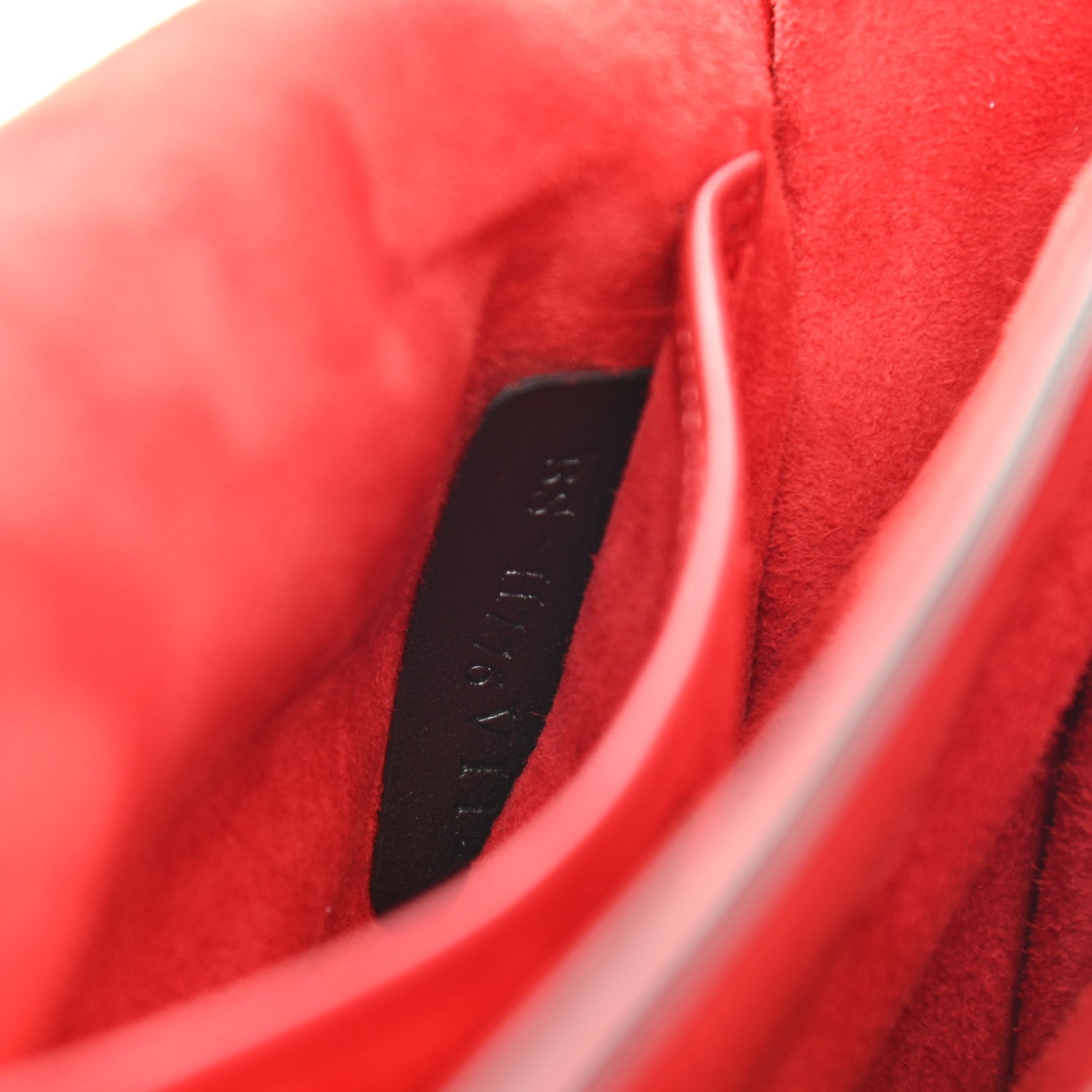 Valentino Garavani Vitello Buckle Rockstud Flap Bag Red 7 of 13