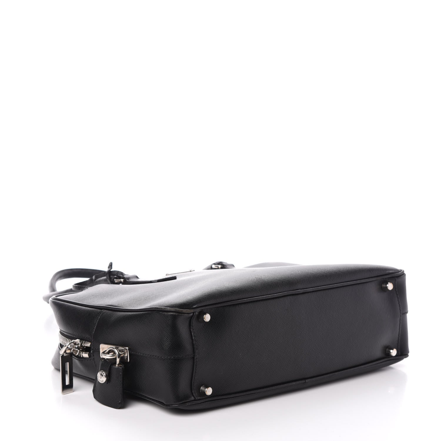 Prada Saffiano Lux Bowler Black 4 of 10