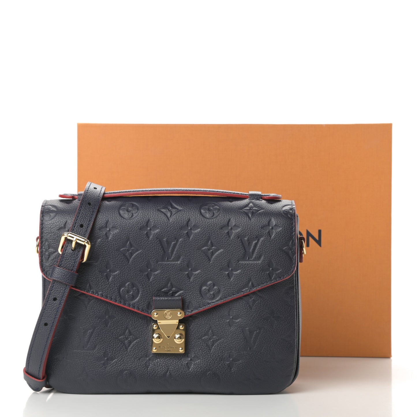 Empreinte Pochette Metis Marine Rouge
