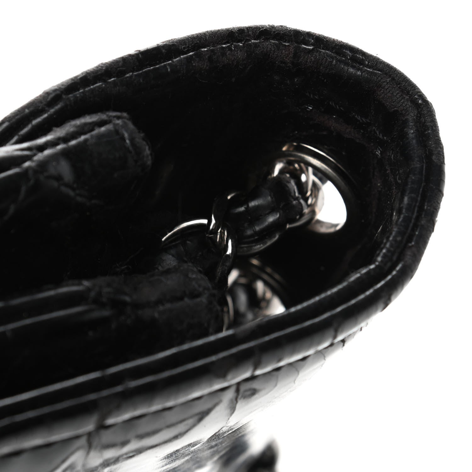 Chanel Vinyl Small Lipstick Flap Black 5 of 10