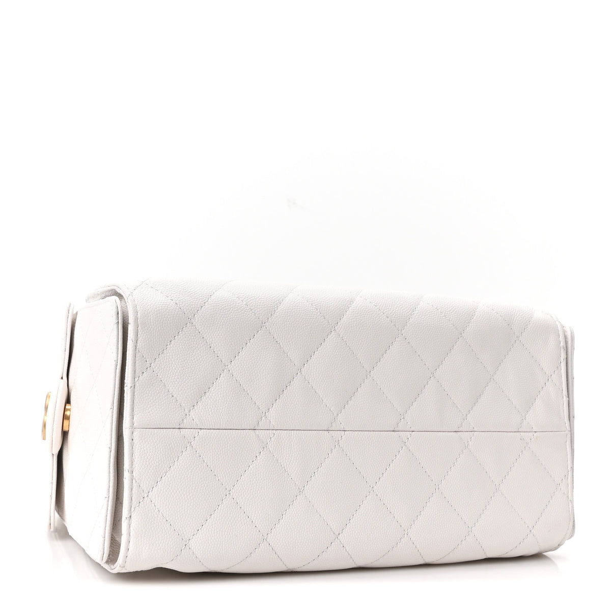 Chanel Caviar Quilted Small Chanel 25 Handbag White 3 of 9