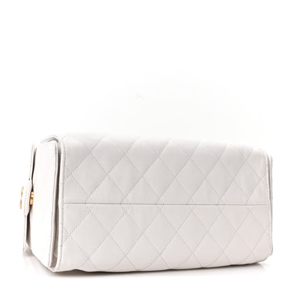 Chanel Caviar Quilted Small Chanel 25 Handbag White 3 of 9